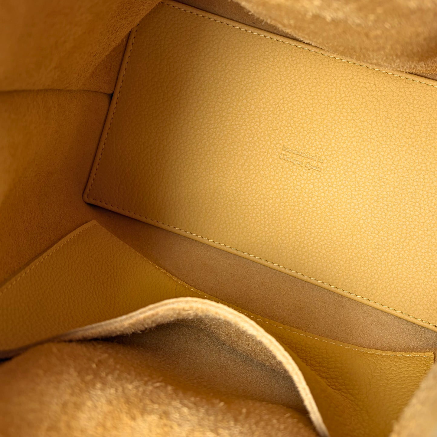 Flora Everyday Leather Tote | Togo Calf Yellow