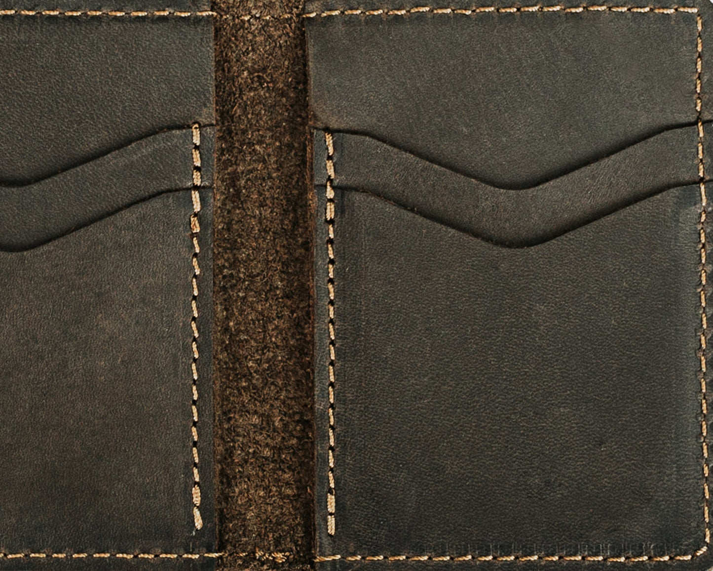 Chestnut Brown Woodford Leather Bifold Wallet—slim, rugged, and timeless. Handcrafted for durability, featuring card slots, pockets, and personalization options.