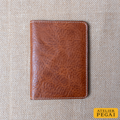 Pike Leather Passport Wallet | Vegtan Brown