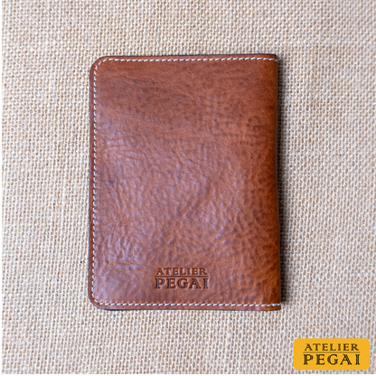 Pike Leather Passport Wallet | Vegtan Brown