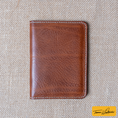 Pike Leather Passport Wallet | Vegtan Brown