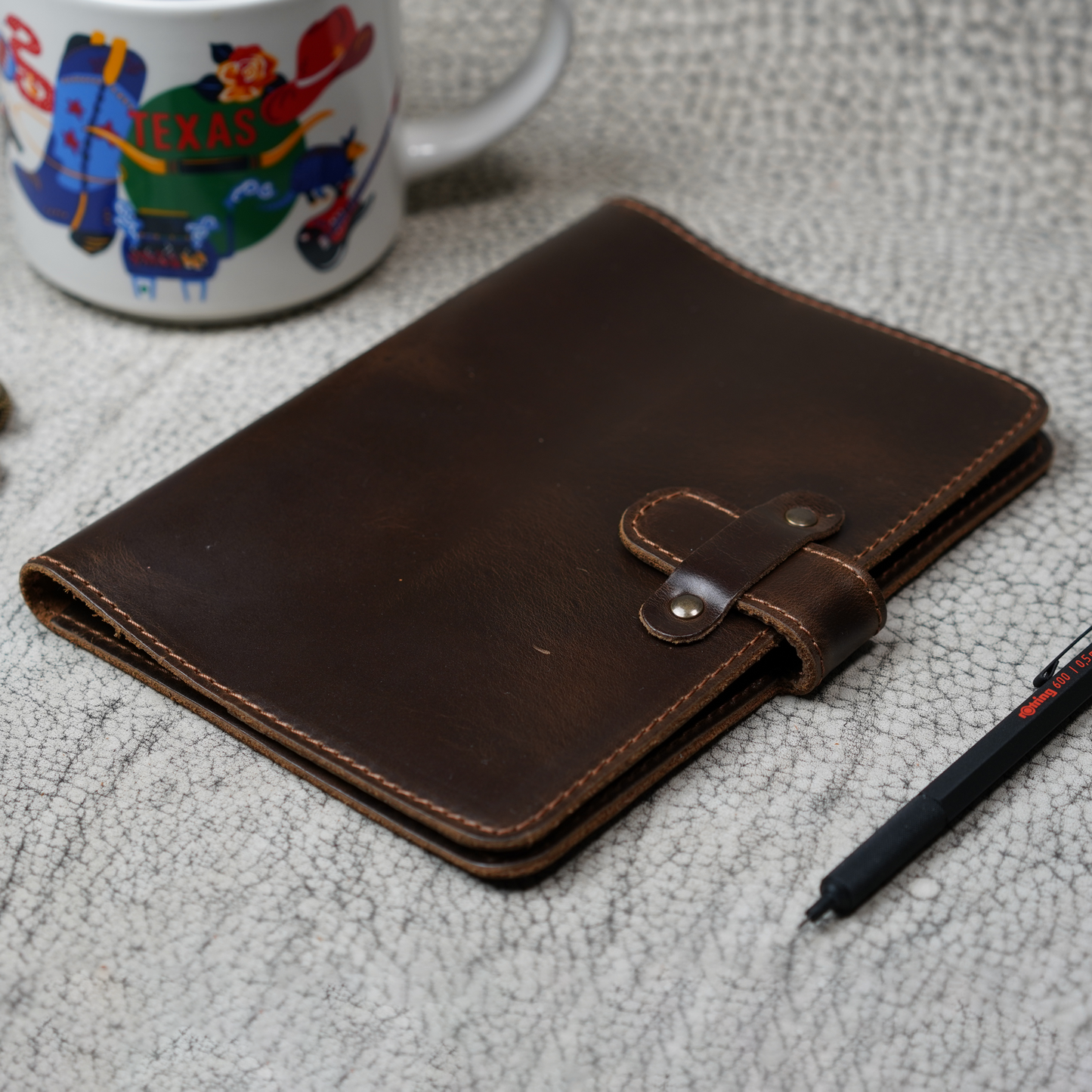DuPage Leather Journal | Dual Tone Coffee