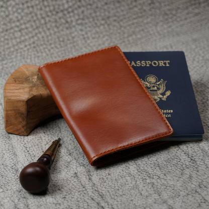 DeKalb Leather Passport Cover | Dual Tone Whiskey