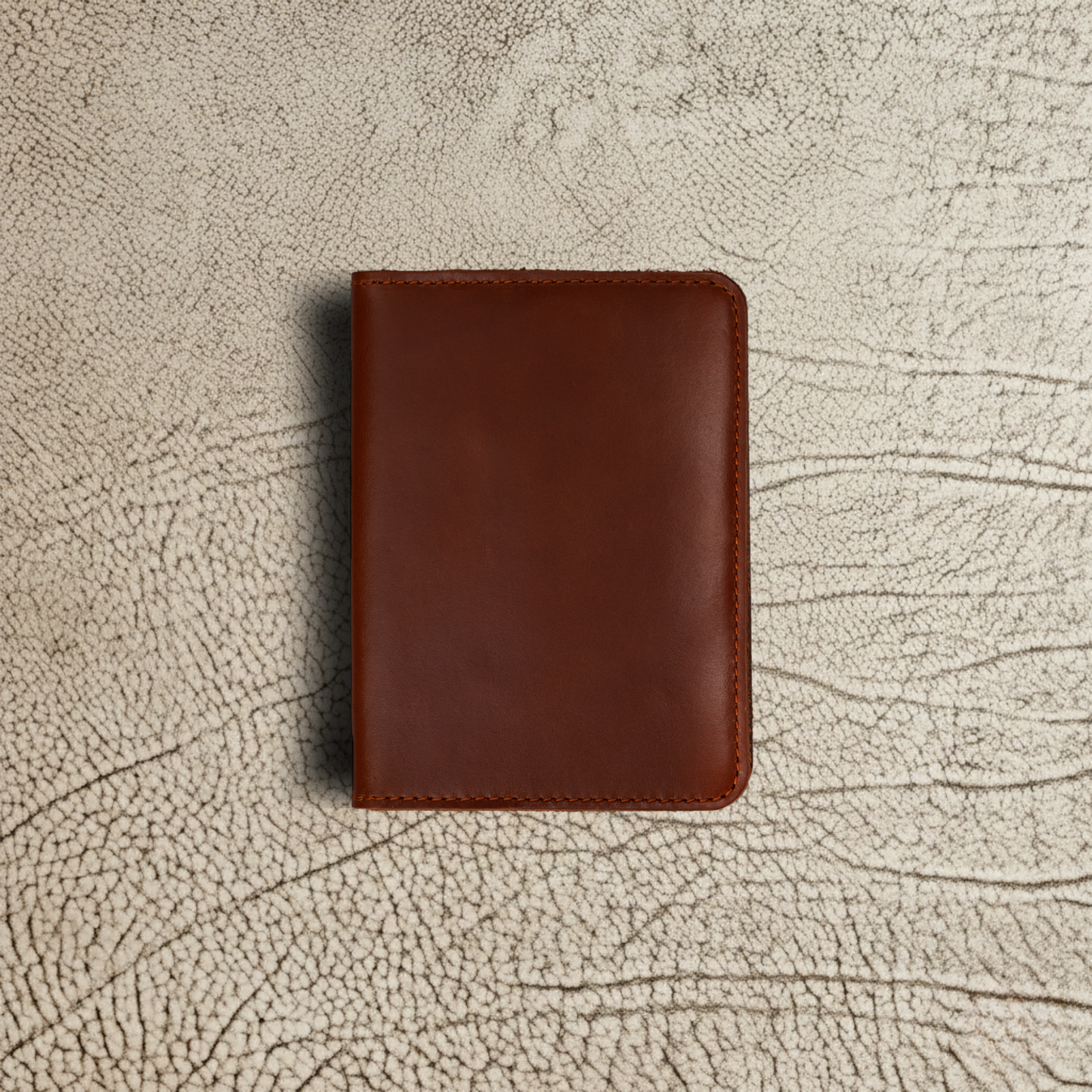 Pike Leather Passport Wallet | Dual Tone Whiskey