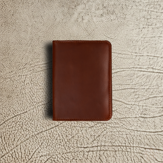 Pike Leather Passport Wallet | Dual Tone Whiskey
