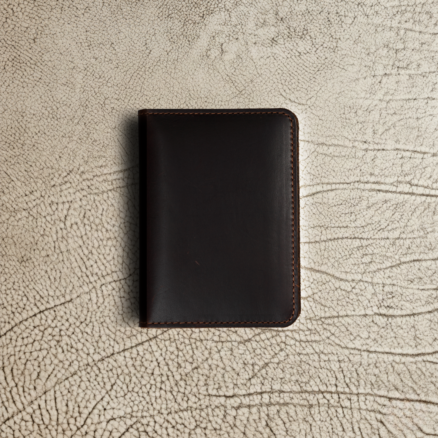 Pike Leather Passport Wallet | Djor Brown