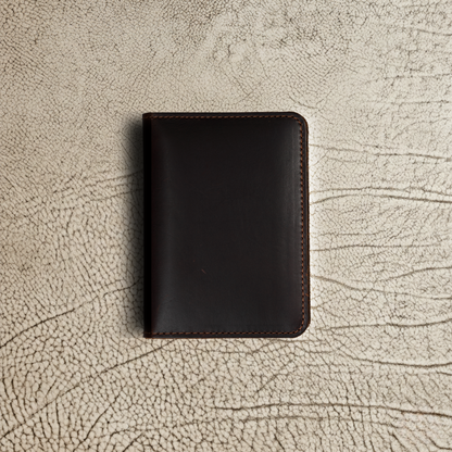 Pike Leather Passport Wallet | Djor Brown