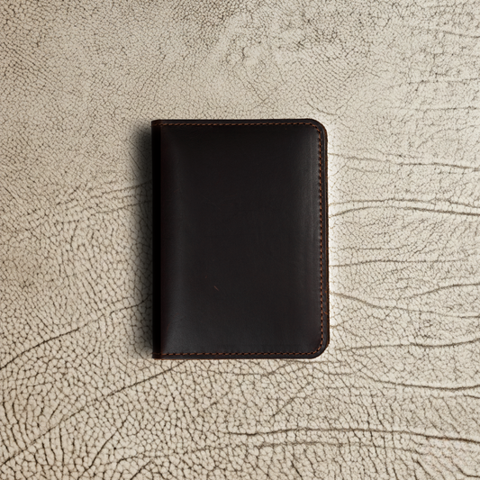 Pike Leather Passport Wallet | Djor Brown