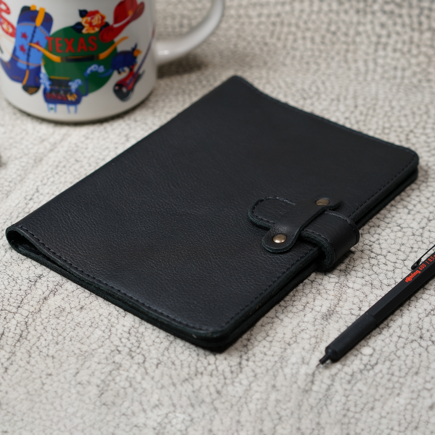 DuPage Leather Journal | Dymnos Black
