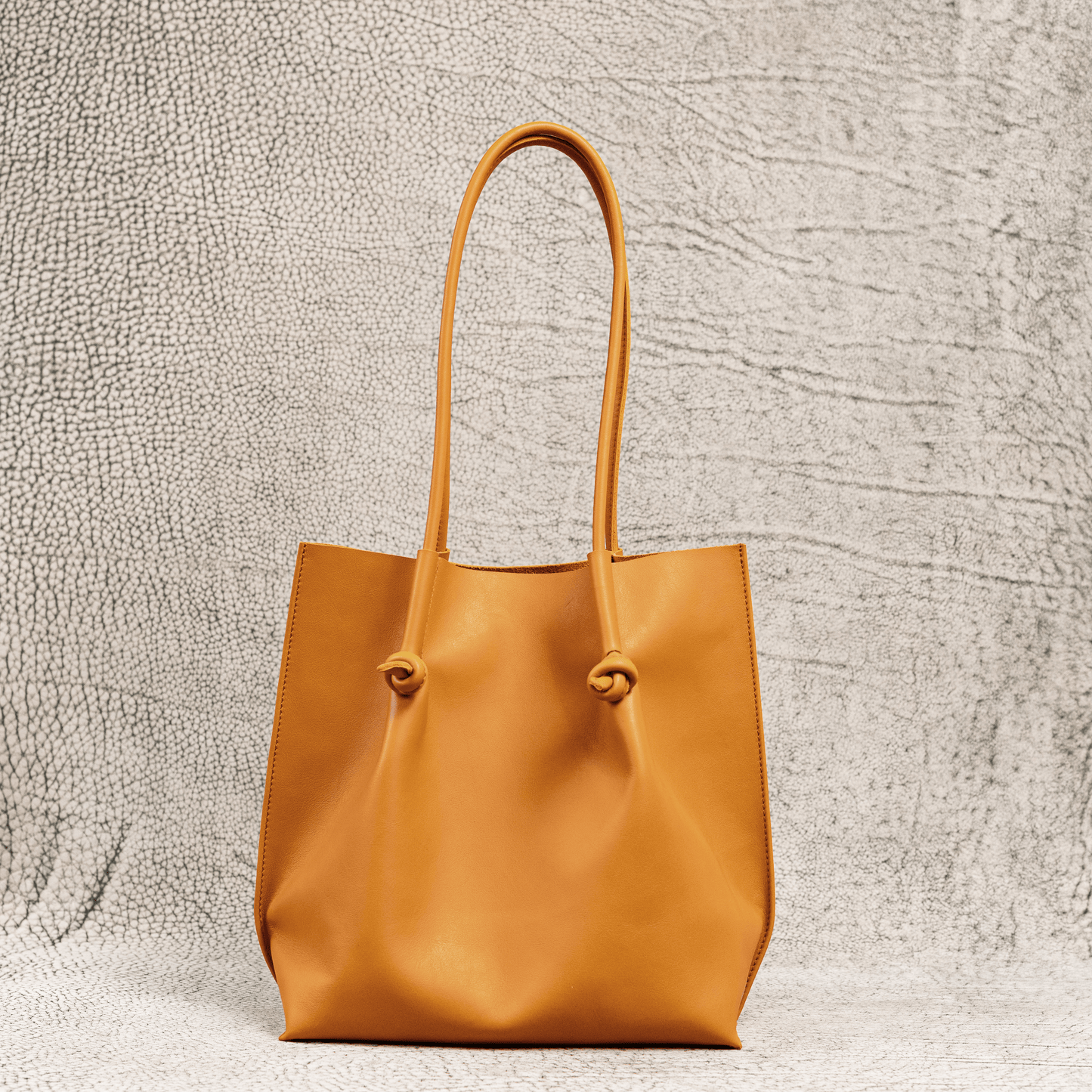 Flora Everyday Leather Tote | Smooth Calf Orange