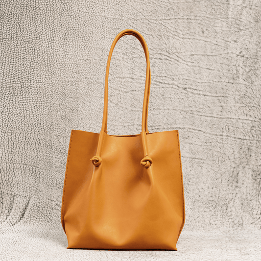 Flora Everyday Leather Tote | Smooth Calf Orange