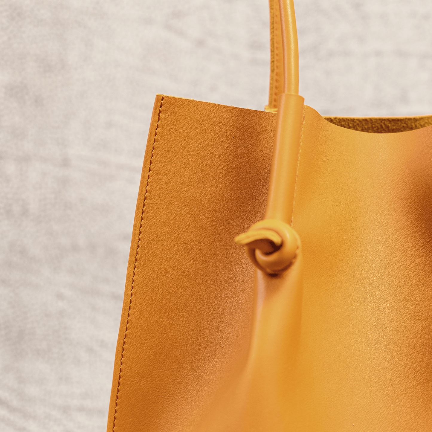 Flora Everyday Leather Tote | Smooth Calf Orange